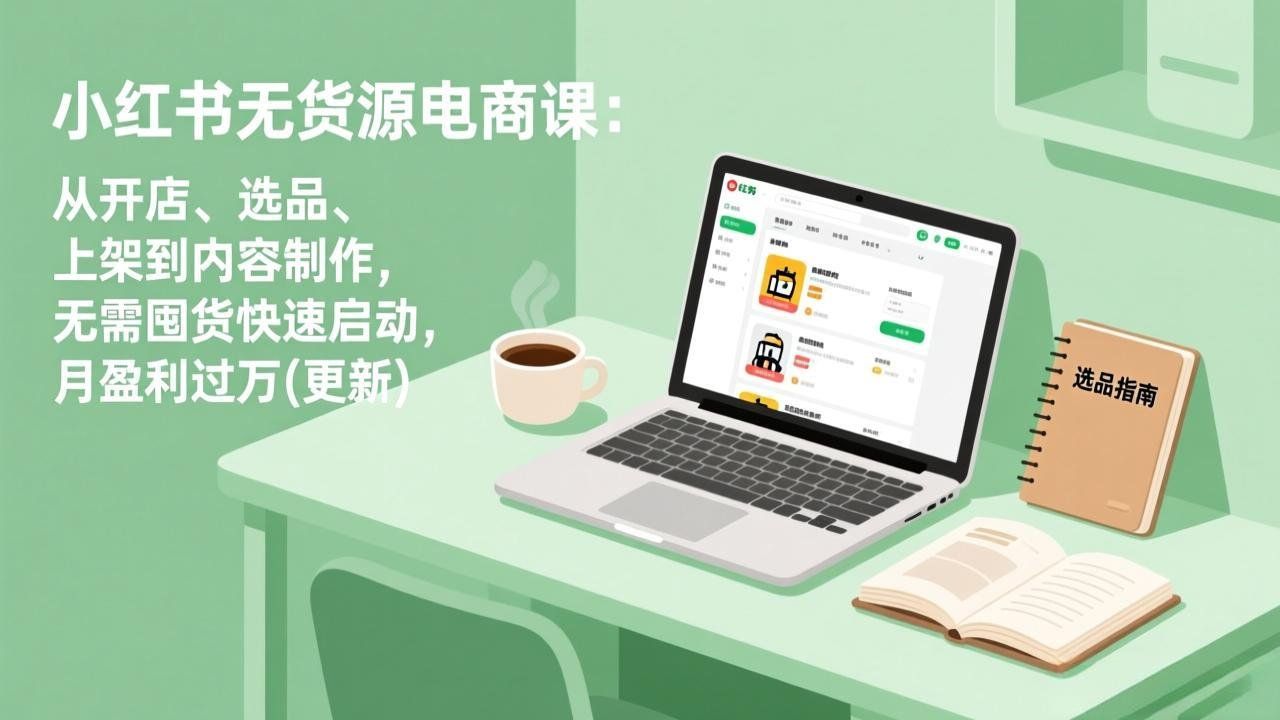 
          小红书无货源电商课(4月20更新 - Featured image
        
